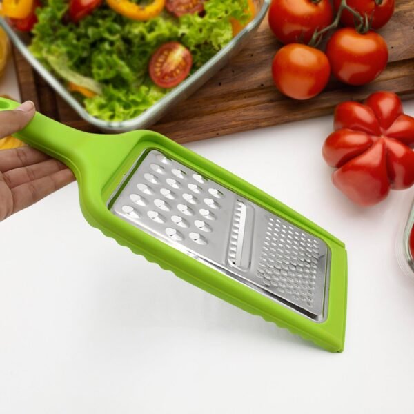 02_5f77e11b-6ecf-43ab-ad64-b289358d5326.jpg Stainless Steel Cheese Grater 3in1 Multifunctional (1 Pc / Mix Color)