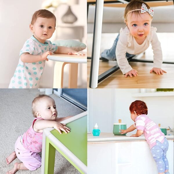 Corner Edge Protector – Soft Rubber Safety Bumper Guard (2 Mtr)