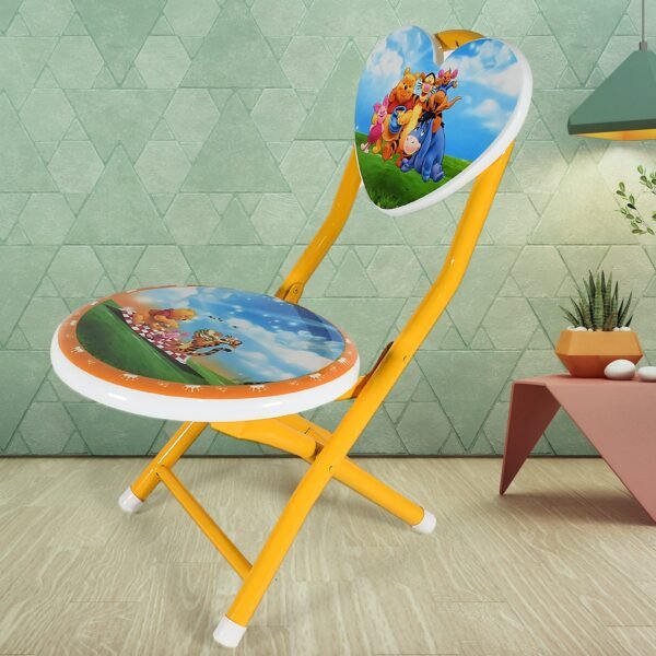 02_6050cee7-511e-48c1-a0d7-4f4150c84338.jpg Heart Shape Cartoon Printed Foldable Kids Chair for Playrooms & Camping (1 Pc)
