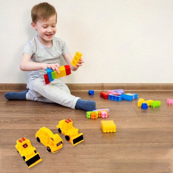 Engineering Construction Vehicle Toy Set for Kids (6 Pcs Set)