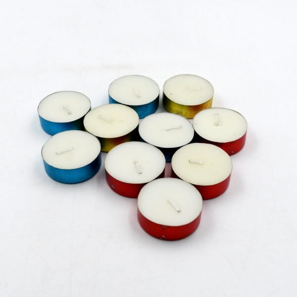 Decorative Color Candle Light for Gifts  Birthday Anniversary Diwali 10 Pc Set