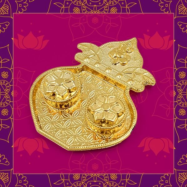 Kalash Shape Rakasha Bandhan Special Puja Thali (1 Pc) (Mix Design)