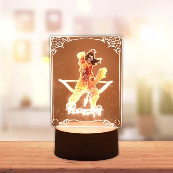 02_6dc6ed39-f84e-453d-8af1-fd8ee2d533b0.jpg Beautiful 3D Lord Shree Ram Frame with soft white light (1 Pc)