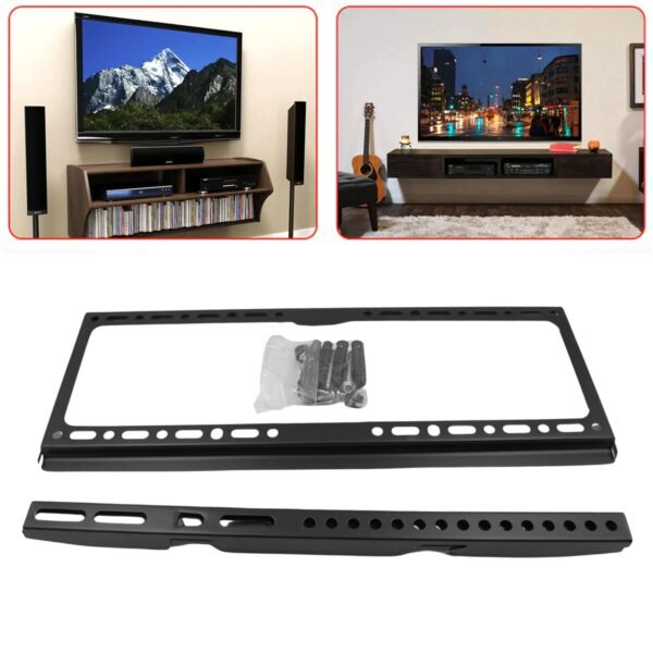Heavy-Duty TV Wall Bracket for 26–63 Inch LED/LCD TVs (46×20 cm)