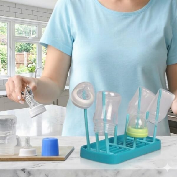 02_706a2080-7a0c-4345-934c-41a13068d067.jpg Baby Feeding Bottle Drying Rack (1 Pc Set)