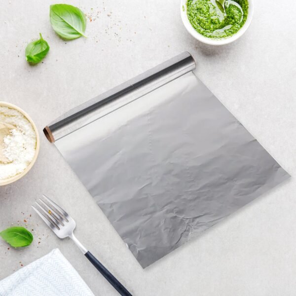 Premium Food Grade Aluminum Foil Roll Heavy Duty  Thick Foil for Baking 72 Mtr 1 Pc