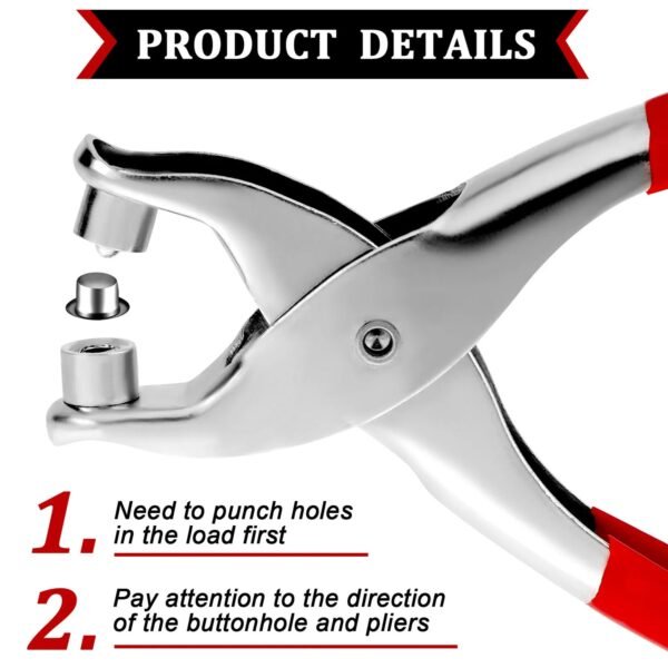 Grommet Setting Tool with 25 PCS Gold Eyelets Grommets Steel Hole Punch