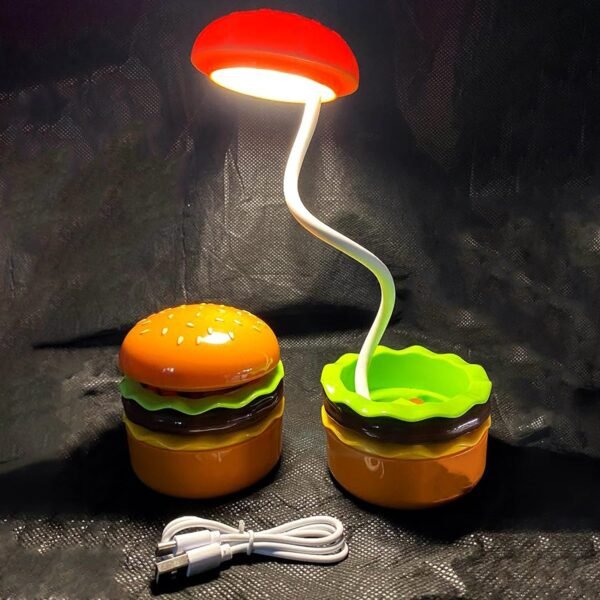 02_72d1c8e9-334c-4605-aec3-4cc65d3c5bf2.jpg Burger Delight: Folding LED Night Lamp (1 Pc)
