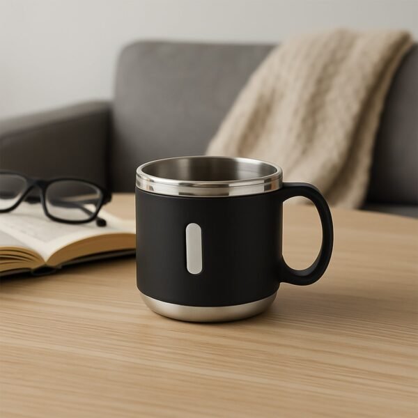 Apex Premium Stainless Steel Double Wall Coffee Mug Gift Set (6 Pc / 150 ML)