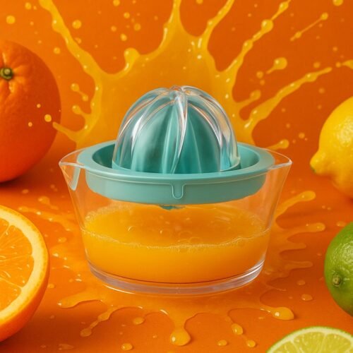 02_7905ba99-6239-475f-977c-d2fbd8830384.jpg Manual Orange Lemon Citrus Juicer Squeezer Press Pourer with Lid Plastic 1 Pc
