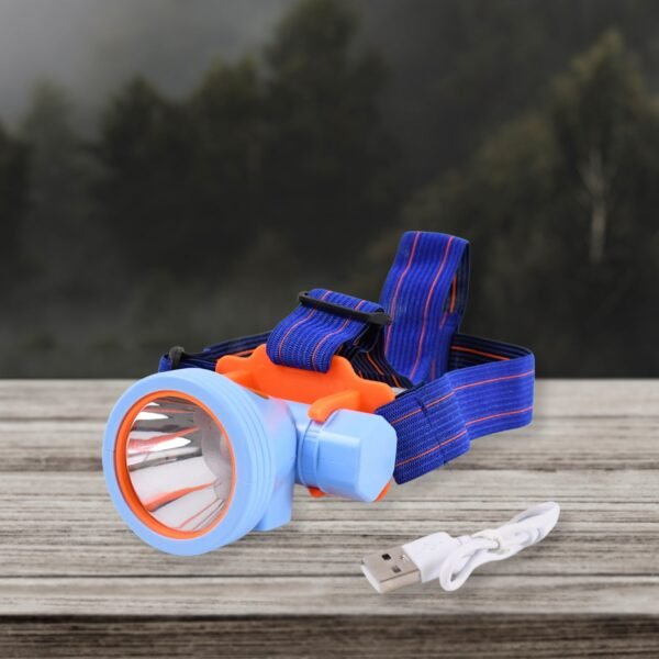 Mini Rechargeable Power Headlamp With Plastic Case (1 Pc)