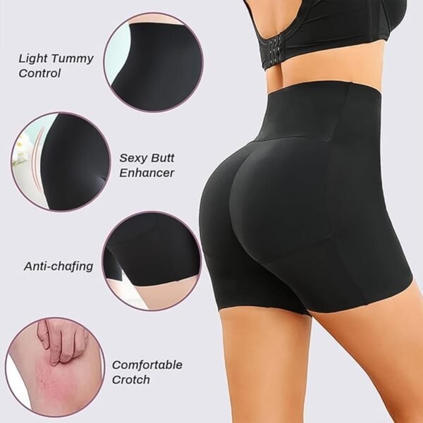 Women’s Butt Lifter Padded Underwear – Hip Pads Shaper Knickers (Large)