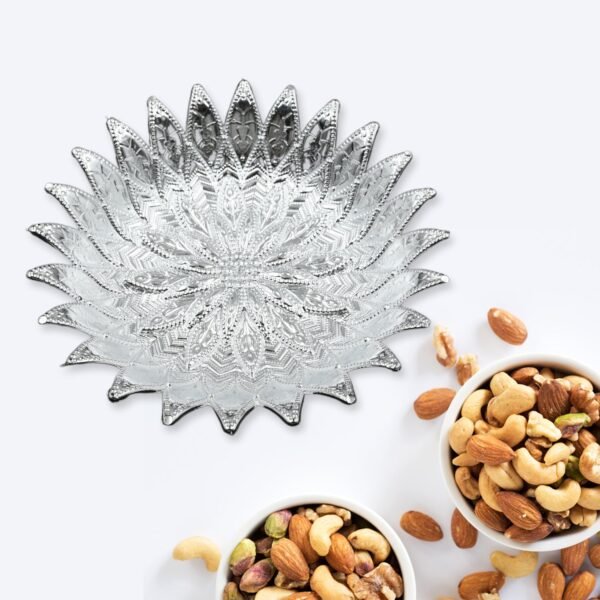02_7a77d114-19e7-4ff7-af6e-644066120226.jpg Plastic Silver Finish Serving Tray, Decorative Multipurpose Tray (1 Pc)
