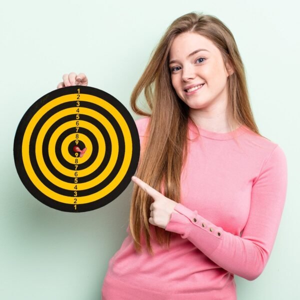Small Dart Board with 2 Darts – Sports & Indoor Game for Kids