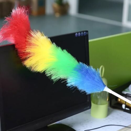 Colorful Feather Duster | Microfiber Duster Cleaning | Dusting Stick | Dusting Brush
