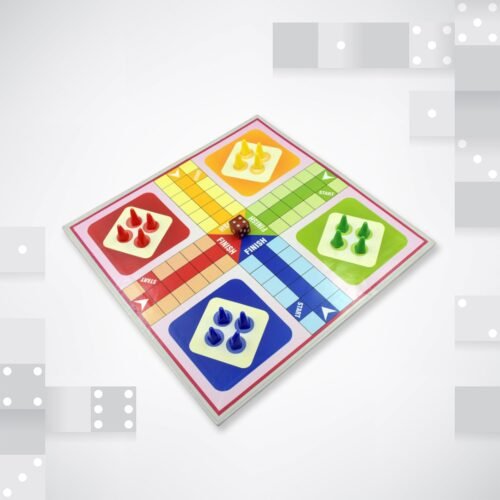 Family Board Game with Two Modes  2 to 4 Players - Age 3 Years and Above (2 in 1)