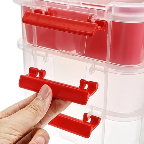 02_7fb4caf8-5f74-495e-b1aa-1138ad4345d8.jpg 3-Layer Multi-Purpose Transparent Plastic Storage Carry Box with Handle