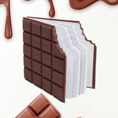 Small Chocolate Scented Bite-Shape Pocket Diary – Memo Notebook for Kids (80 Pages)