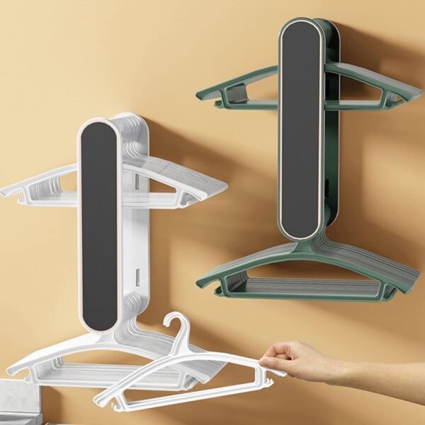 02_832e5436-2c52-4889-b1c8-a7a22c55d0dc.jpg Wall Mounted Stretchable Clothes Hanger Holder Organizer
