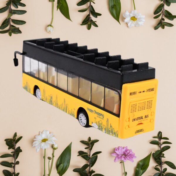 Die-cast Alloy London Long Bus Double Decker Sightseeing Bus