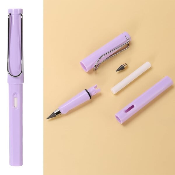 02_83901d9d-5fe5-4b4a-a4f6-e8bf60086893.jpg 2In1 Everlasting Pencil Replaceable Head With Eraser (2 Pc / Mix Color)