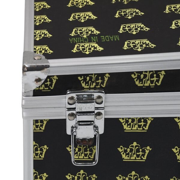 Wooden & Aluminium Portable Suitcase Travel Tool Box (38×17×18 Cm / 1 Pc)