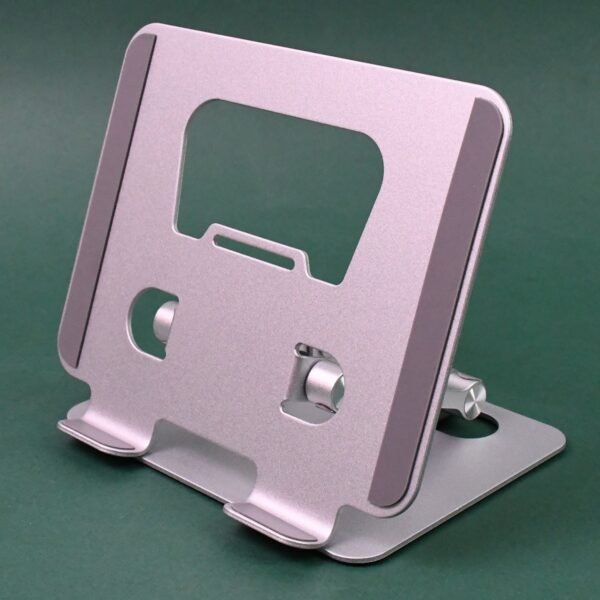 02_8456fa9a-fef5-4112-b4ae-04c61524d502.jpg Tablet Stand Metal Alloy Adjustable Bracket, Ergonomic Foldable Metal Tablet Holder