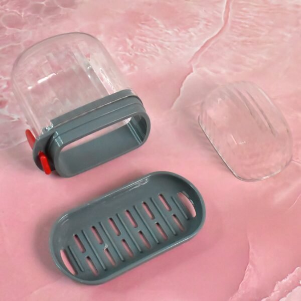 02_849fcb63-9866-490e-bb97-87ebbf056ec5.jpg Multipurpose Soap Box Holder with Transparent Dust-Proof Lid ,Sabudani (1 Pc)
