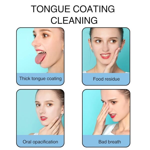 Oral Tongue Cleaner – Stainless Steel Scraper for Personal Dental Care