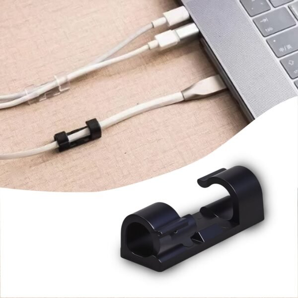 Plastic Wire Cord Cable Clips Organizer Holder (16 Pcs Set)