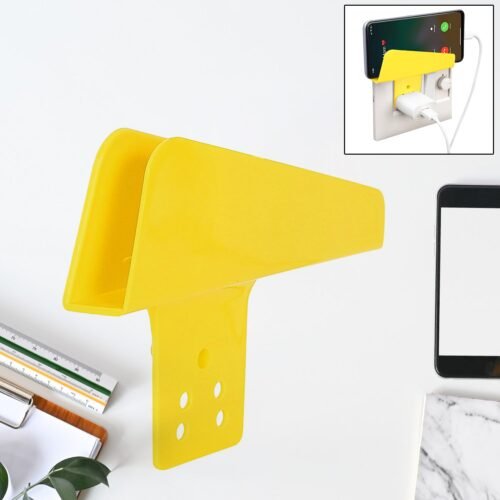 02_89d9c4d8-9993-4f34-be50-e699bfc21e6b.jpg Plastic Secure Mobile Phone Charging Stand Holder (1 Pc / Mix Color)