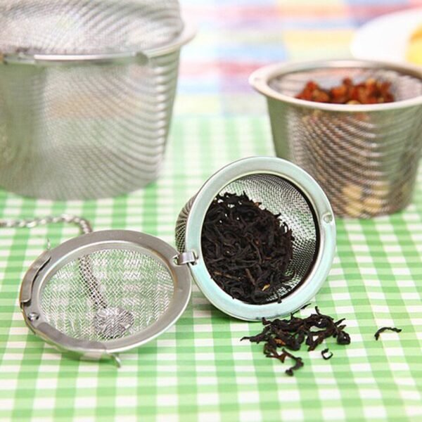 02_8bc91080-1c08-4abb-8cdc-ebb9892bc962.jpg Stainless Steel Spice Tea Filter Herbs Locking Infuser Mesh Ball