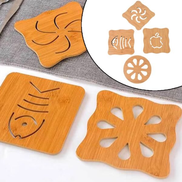 02_8ca596b3-37db-4f95-ae0e-ecb85d595717.jpg Wooden Table Coasters Tea Coasters (1 Pc / Mix Design)