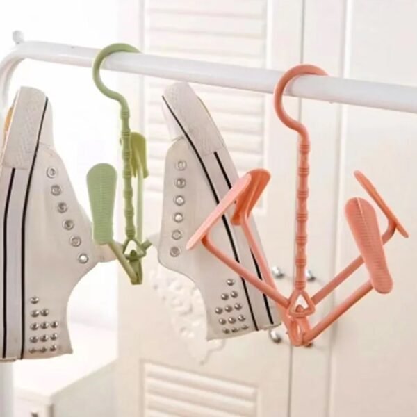Hanging Shoe Rack Rotating Four Hooks Portable Drying Shoe Rack