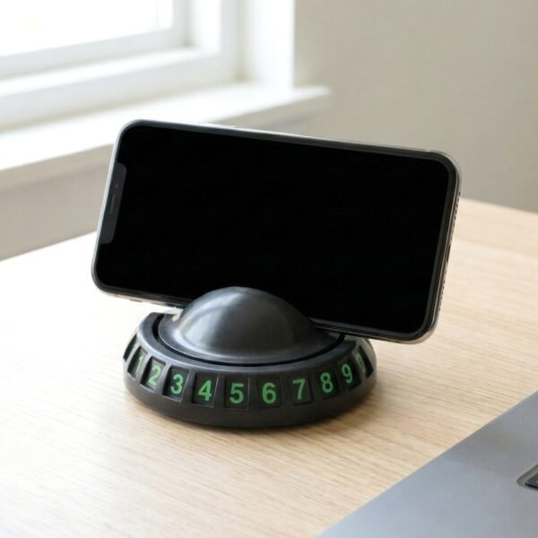 360° Rotating Anti-Slip Car Dashboard Mobile Phone Holder (1 Pc)