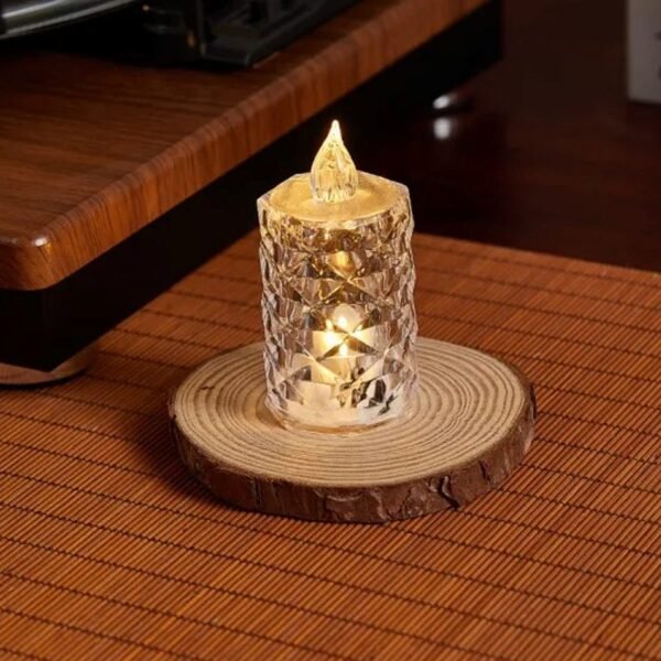Flameless and Smokeless Decorative Candles LED Tea Light, Diwali (1 Pc)