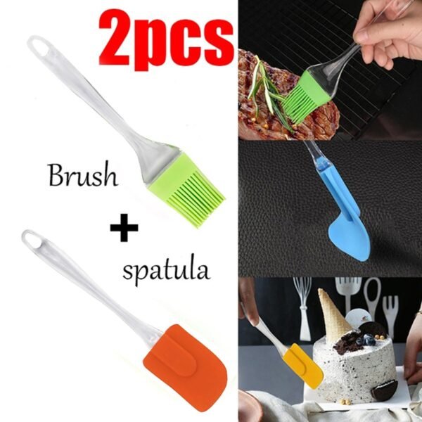 2 in 1 Combo of Big Brush & Spatula Set (2 Pcs Set)