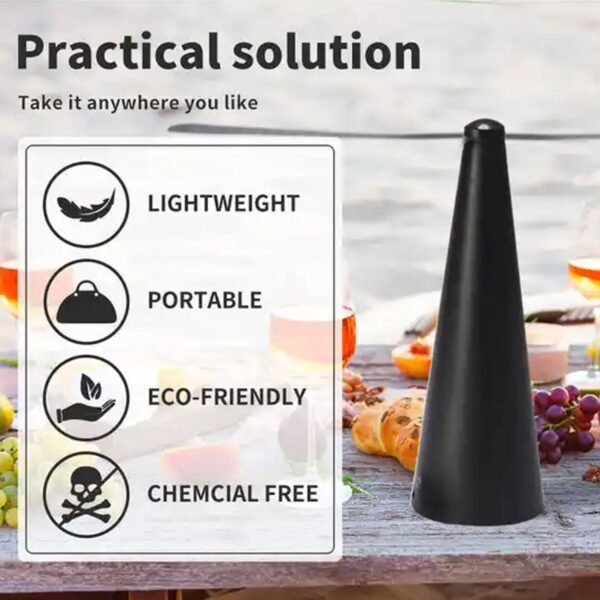 02_952aa3fd-33de-4cb4-a7b7-a997319be5ad.jpg Fly Repellent Fan (Battery & USB) - Tabletop, Indoor/Outdoor, Chemical-Free