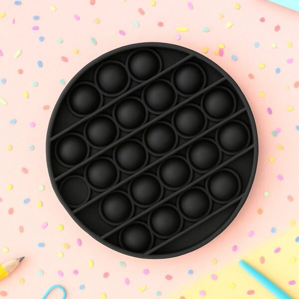 Premium Round Shape Silicone Pop It Fidget Toy (1 Pc)
