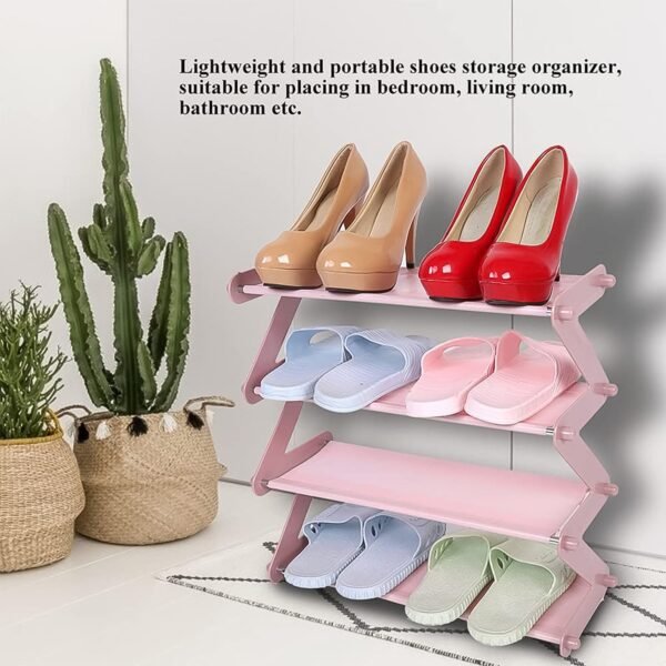 02_97ad3c8f-f5db-43a1-b853-249bbd6aab62.jpg Shoe Rack Z-Shaped Four Layer (1 Pc / 4 Layer)