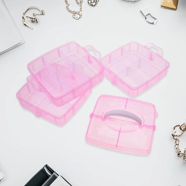 02_97b572be-c237-4e8c-868d-3ea56b8fdc26.jpg Versatile 18-Grid 3-Layer Transparent Plastic Organizer Box