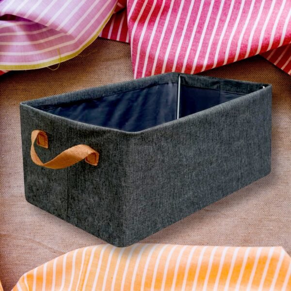 02_9897c51e-d916-4de3-a959-d968c7174028.jpg Foldable Storage Box Handles Cotton Linen Organizer for Nursery 45 cm