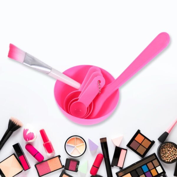 4 In 1 Facial DIY Skin Care Mask Mixing Bowl Stick Brush Gauge Spoon (6 Pcs Set)