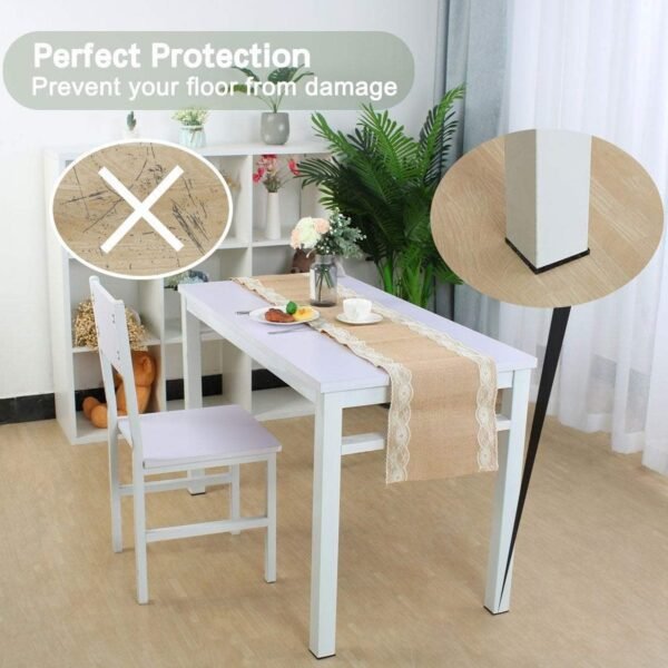 02_99ddf5e0-8345-4d61-88c4-13735f9fb2b5.jpg Self Adhesive Furniture Pads - Square (18 Pcs Set)