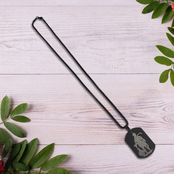 02_99f6c1b4-494e-4a60-9326-b38a47139ab4.jpg Hanuman Chalisa Locket with Gada, Chain (1 Pc)