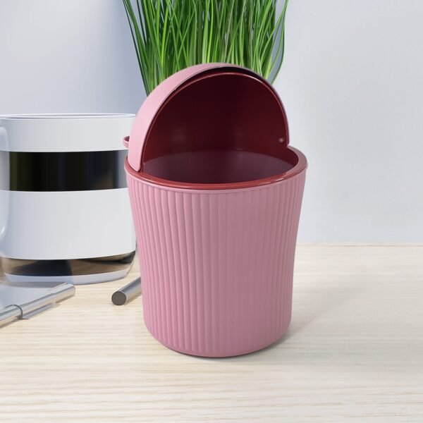 Apex Mini Tabletop Dustbin (1 Pc / 1200 ML / Mix Color)