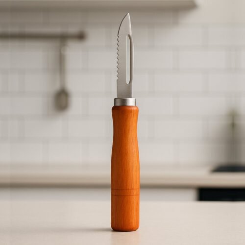 Wooden Handle and Stainless Steel Vegetable Peeler