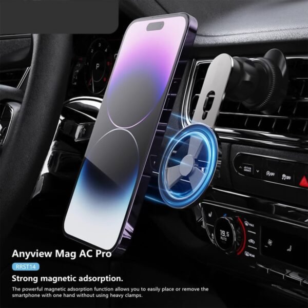 02_9d39c0bb-983c-4202-9d97-8c9c30b4431e.jpg 360° Rotatable & Foldable Air Vent Magnetic Phone Holder (1 Pc)
