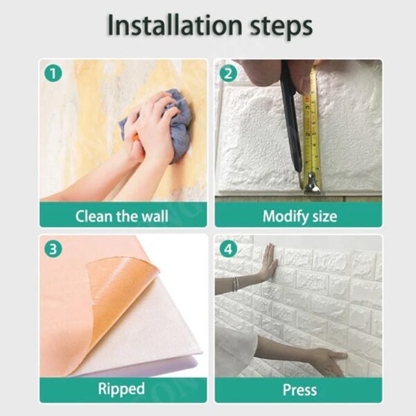 Wallpaper 3D Foam Wallpaper Sticker Panels