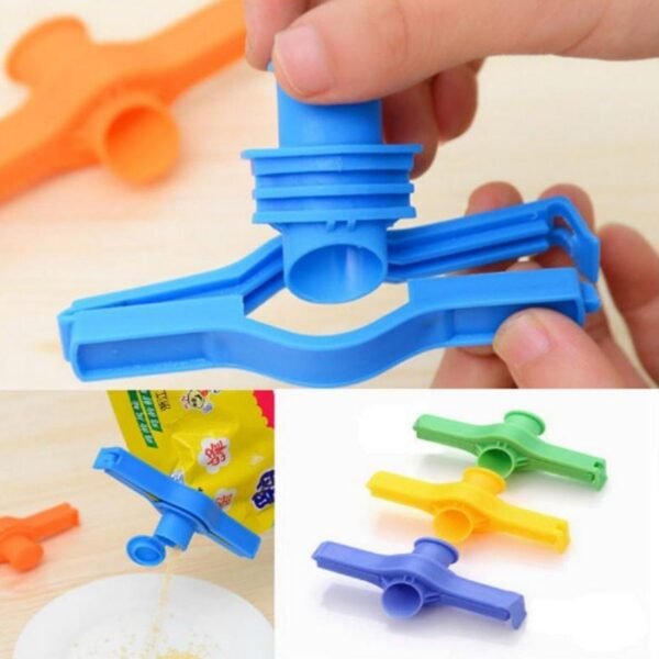4 Pc Food Sealing Clip for Household and Office  for Sealing Packed Food Items